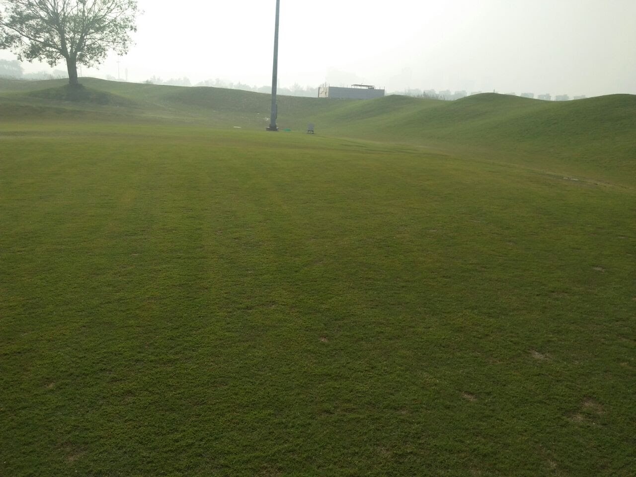 Driving range at Godrej Golf Links, Greater Noida