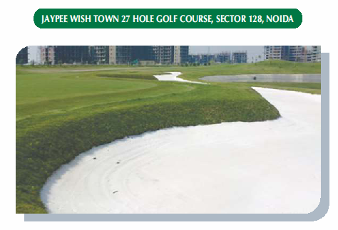 Jaypee Wish Town golf course in Noida