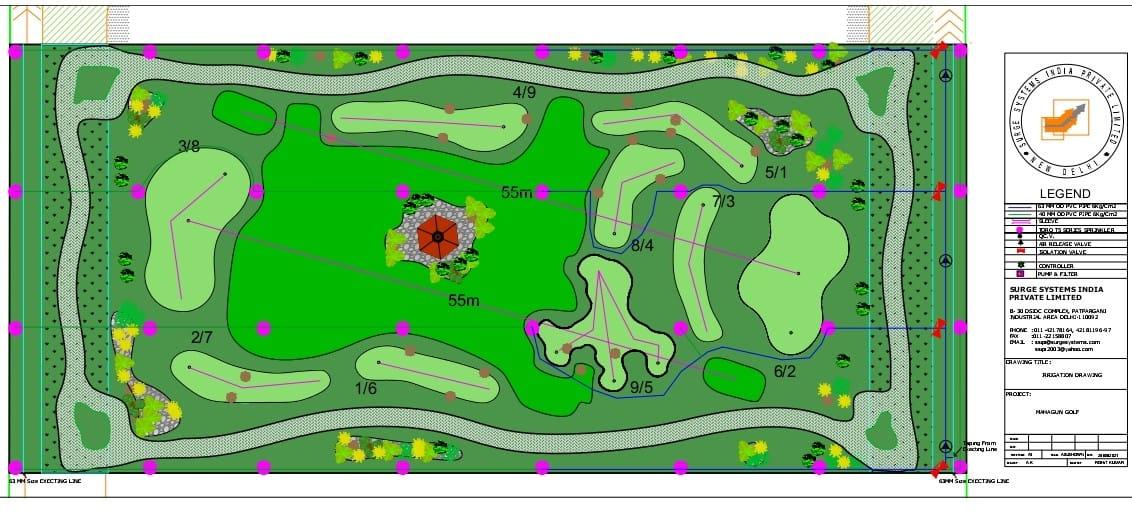 Mahagun Meadows putting golf course plan