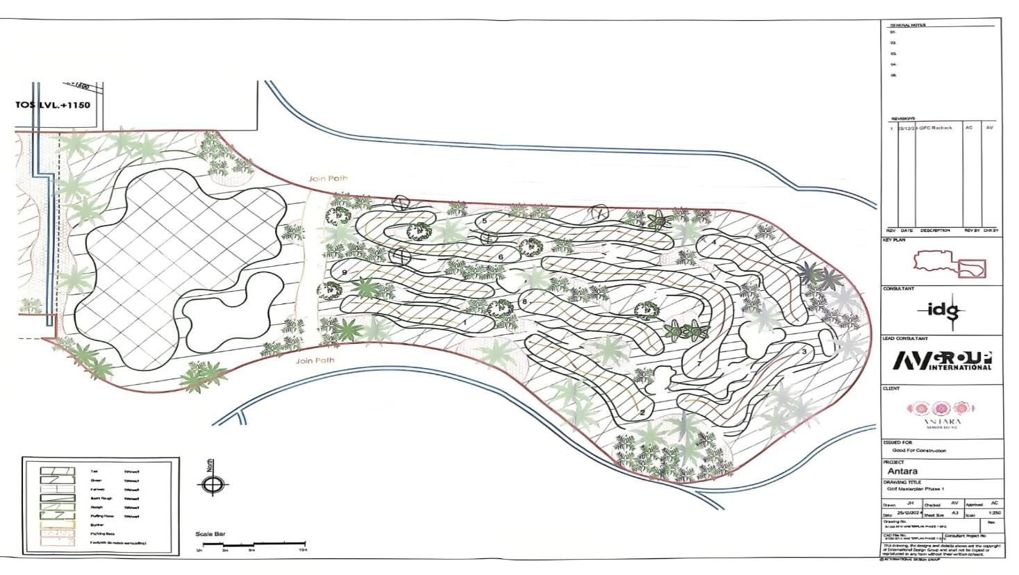 Max Antara putting golf course plan